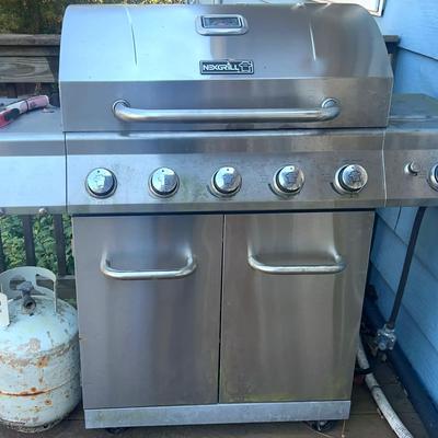 Nexgrill Stainless Steel Gas Grill with Side Burner