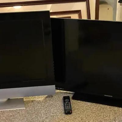 Polaroid 32" TV & Magnavox 40" TV — Both Power On