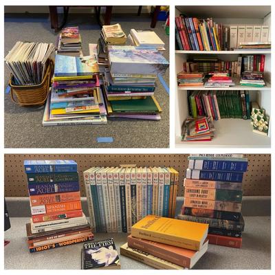 Book Collection Featuring Gardening Guides, Richard Castle, Larry McMurtry, Children’s Books & More