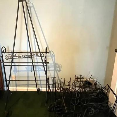 Very Large Collection of Longaberger Wrought Iron Pieces