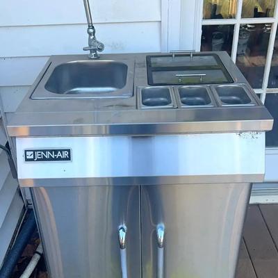 Jenn-Air Outdoor Stainless Steel Sink & Server