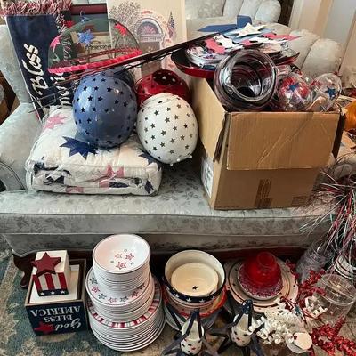 Fourth of July & Americana-Themed Décor and Kitchenware Collection