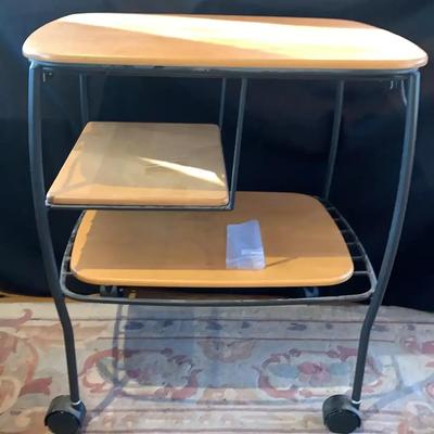 Longaberger Wrought Iron Furniture Collection Featuring Side Tables & Rolling TV Stand