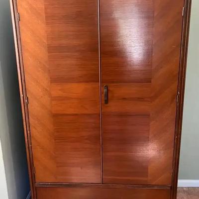 Vintage Solid Red Cedar Wardrobe Closet