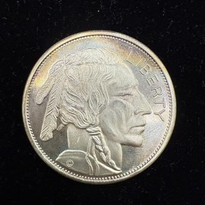 1 Oz .999 Silver Buffalo Indian Head Round
Lot #: 13