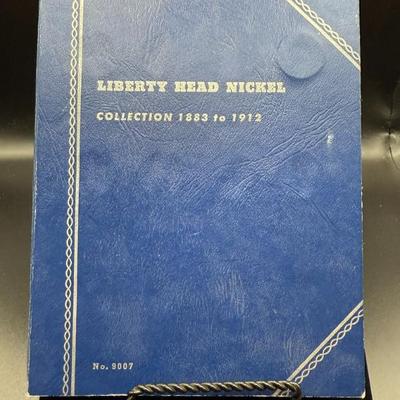 Partially Filled Liberty Head Nickel Album- (16) Coins- Includes Key Dates 1883 "Without Cents" & 1912-D
Lot #: 19