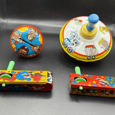 Lot (4) Vintage Metal Toys- (3) US Metal Toy MFG Co & (1) Ohio Art
Lot #: 95