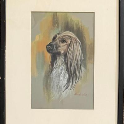 Original Marilyn Sotto Framed Painting Of Afghan Hound
Lot #: 1
