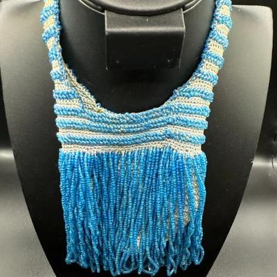 Antique Beaded Hand Purse- Turquoise Color
Lot #: 56