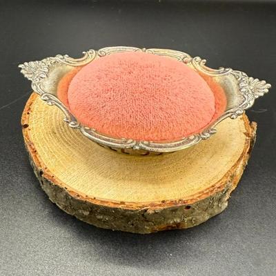 Vintage 925 Silver Gorham Pincushion, Pink- 23.09 Grams.
Lot #: 49