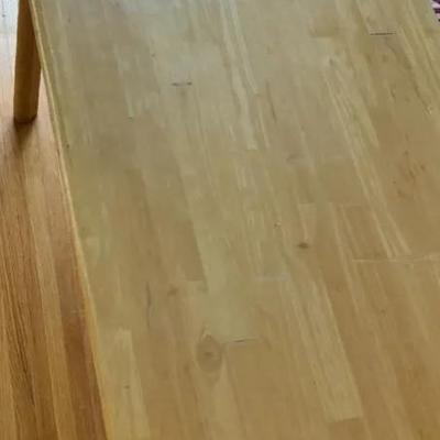 Light-Stained Wooden Table