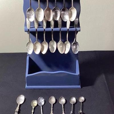Assorted Collection Of Souvenir And Commemorative Spoons