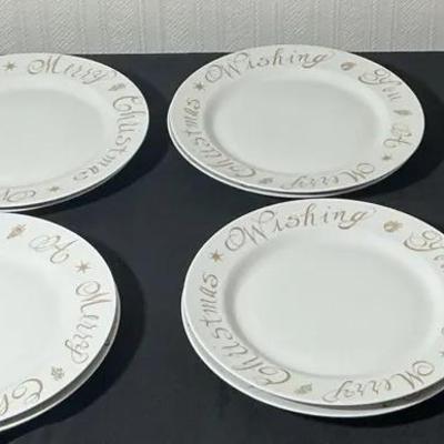 Rossane Christmas Plates