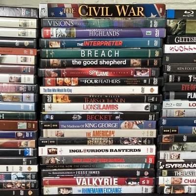 50+ Historical Drama, Documentary & Spy Thriller DVDs