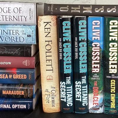 Lot of Historical, Military & Spy Fiction Books - Includes Early Prints Of Ian Fleming