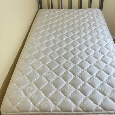 Metal Twin Size Bedframe With Mattress