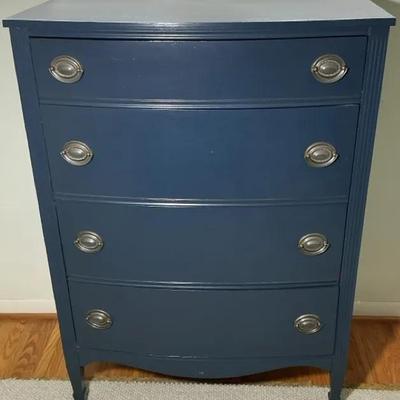 Tall Blue Dresser