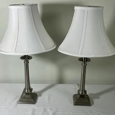 Pair of Modern Table Lamps