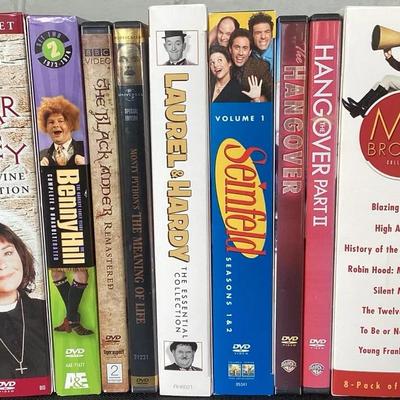 Collection of American & British Comedy DVDs (Including Mel Brooks And Seinfeld Collections)