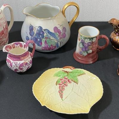 Assorted Vintage Pitchers And Mugs