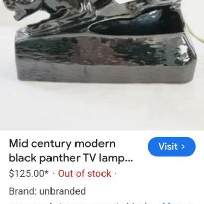 MCM Black Panther TV Lamp