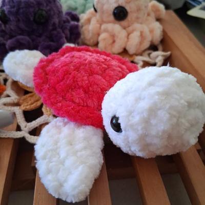 Sale Photo Thumbnail #2: Crotcheted Creatures,  Sea Turtle New