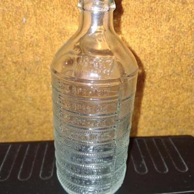 Antique Ball Baby Bottle, English measurements 