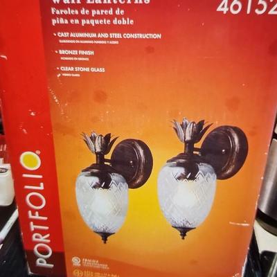 Sale Photo Thumbnail #6: Pineapple Style Sconces NIB