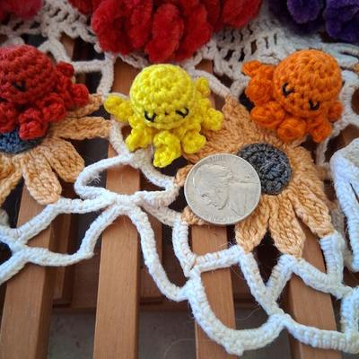 Sale Photo Thumbnail #3: Crotcheted Creatures, Mini Octopus NEW