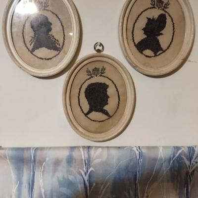 3 1950s Presidential & Martha Cross Stitch 