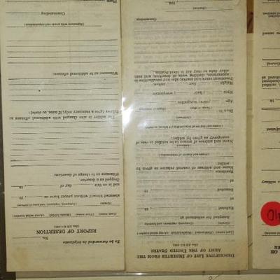 WWII Desertion Report books