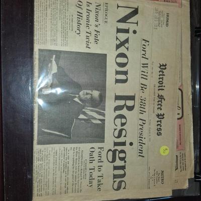 Sale Photo Thumbnail #12: Old Newspapers Big Headlines