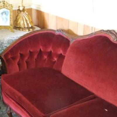 Victorian Couch & Chair $600