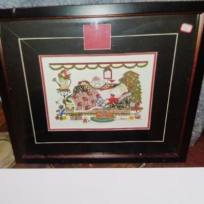 Sale Photo Thumbnail #25: Santa Artwork, Numbered & Artist Signed