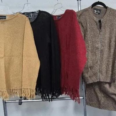 Women's Sweaters and Sweater Skirt Set Size Medium By Terry Lewis 