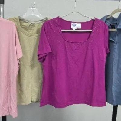Women's Cotton Shirts Assortment Sizes Large By Diane Gilman Denim & Co