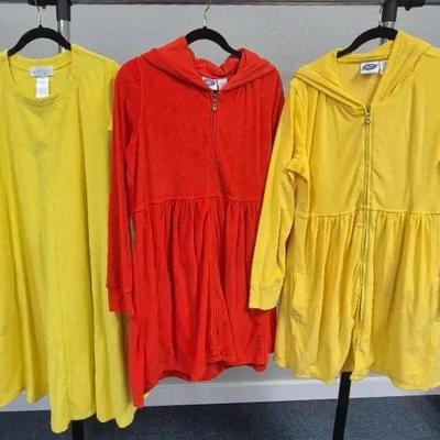 Women's Terrycloth Hooded Swim Robes By Dianne Gilman and Collette Sizes Large 