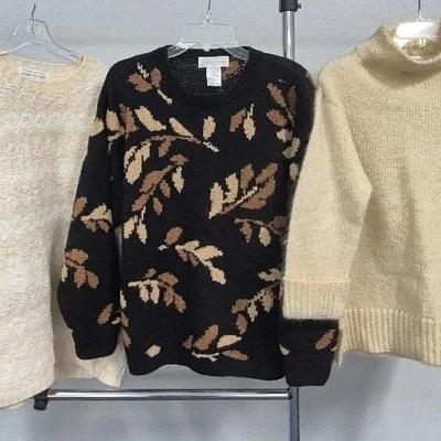 Women's Sweaters Sizes Large By Jones New York and Jacqueline Ferrar