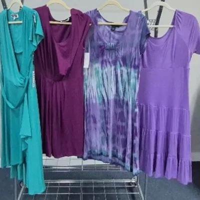 Women's Sun Dresses Sizes Large By Karen Kane Vicky Tiel & More 