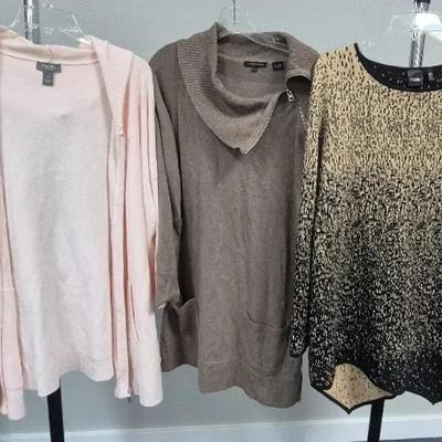 Women's Sweaters Sizes XLarge By Jeanne Pierre Martha Stewart and Rafaella