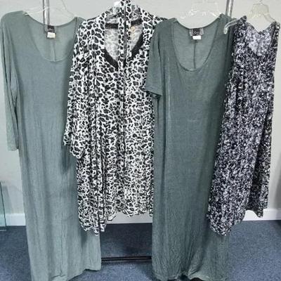 Women's Dress & Nightgown Assortment By Slinky Brand Rhonda Shear Sizes Large and XL 