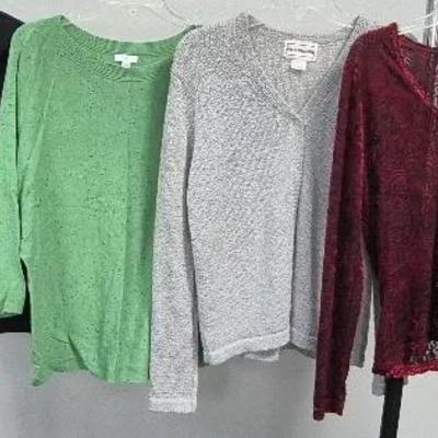 Women's Sweaters Sizes Small and Medium By J.Jill Karin Stevens and Karen Kane 