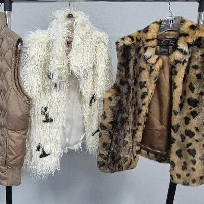 Women's Designer Vest By Terry Lewis Sherry Cassin and The Loft Sizes Medium and Large 