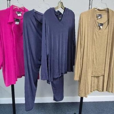 Women's Lounge Wear Sets Sizes Large By Citiknits and Slinky Brand