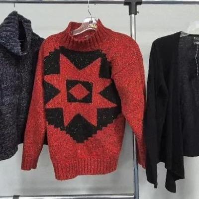 Women's Sweaters Sizes Small and Medium By Evie Liz Wear and  CW