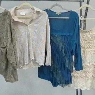 Women's Blouses Sizes XLarge By D&Co. Soft Surroundings Travel Smith and One World