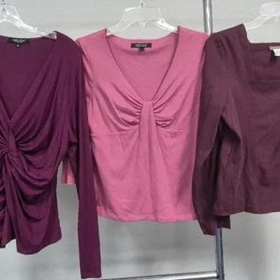 Women's Blouses Sizes Large and XL By Karen Kane Isabella Bird 