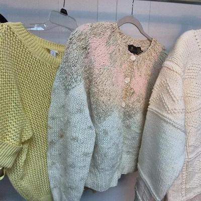 (4) Vintage Sweaters By Eagles Eye, Chicos, Liz Sport, & Liz Wear 