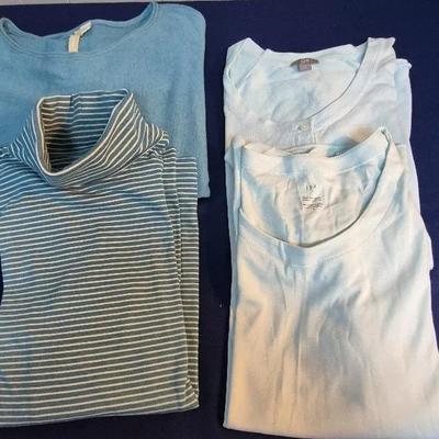 J Jill Pima Cotton Long Sleeve Shirts, .LL  Bean Shirt Size Large