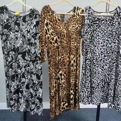 Women's Dresses Animal Prints Sizes Medium Large & XL